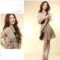 New Women's Girls Graceful Bowknot Elastic Lovely Belt With Buckle Waistband