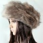 Unisex Men Women Russian Fluffy Faux Fox Fur Hat Headband Winter Earwarmer Ski Cap