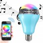 E27 LED RGB Color Bulb Bluetooth Control Smart Music Audio Speaker Light Lamp