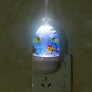Creative LED Ocean World Light-controlled Sensor Night Light Bedroom Bedside Lamp