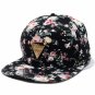 Fashion Floral Flower Snapback Hip-Hop Hat Flat Peaked Adjustable Baseball Cap