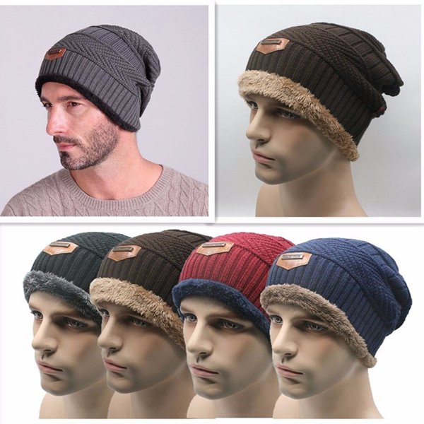 Winter Outdoor Sports Riding Unisex Caps Wool Beanie Knitted Hats