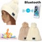 Soft Women Warm Hat Wireless Bluetooth Smart Cap For iPhone 6/6S Plus iPhone 6/6S Smartphone