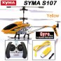 Genuine Syma S107 S107G 3CH Infrared RC Helicopter GYRO