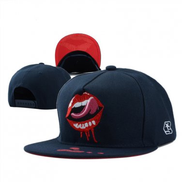 Unisex Men Women Printed Lip Tongue Pattern Hip Hop Baseball Cap Adjustable Snapback Hat