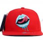 Unisex Men Women Printed Lip Tongue Pattern Hip Hop Baseball Cap Adjustable Snapback Hat