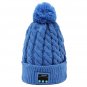 Warm Soft Beanie Hat Wireless Bluetooth Smart Cap Headphone with Mic