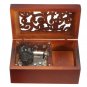 Solid Wood Miniature Hollow Music Box Jewelry Box