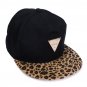Unisex Trukfit Black Leopard Baseball Cap Snapback Hip Hop Bboy KPOP Adjustable Hat