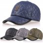 Men Male Earflap Earmuffs Baseball Cap Adjustable Blank Golf Sport Outdoor Hat