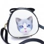 Women PU Leather 3D Cartoon Cute Cat Crossbody Bag Shoulder Bag