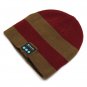 Motorcycle Warm Knitting Hat Music Cap Headset Ecouteur Mic with Bluetooth Function