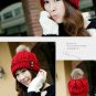 Women's Winter Warm Hats Braided Crochet Hats Ski Beanie Caps Earmuff Knitting Cap