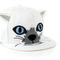 Cat Ear Hip-hop Flat-brimmed Hat Cap adjustable baseball cap snapback