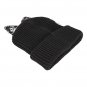 Ladies Female Knitted Beanies Lace Devil Horns Diamond Woolen Orechiette Novelty Hat