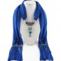 Crystal Fox Pendant Tassel Scarf Necklace Women Jewelry Autumn Winter