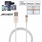 Genuine Archeer 8 Pin USB Sync & Charger Lightning Data Cable For iPhone iPad iPod