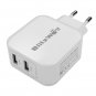 BlitzWolf® 4.8A 24W Dual USB Travel Wall EU Charger With Power3S Tech For iPhone iPad Samsung