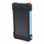 8000mAh Dual USB LED Solar Portable Mobile Power Bank Battery Charger For Cellphone Tablet