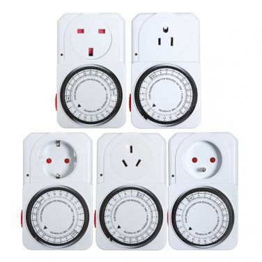 24-Hour Mechanical Electrical Plug Program Timer Power Switch