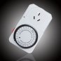 24-Hour Mechanical Electrical Plug Program Timer Power Switch