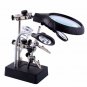 3 in 1 2.5X 7.5X 10X 5LED Welding Magnifying Glass Auxiliary Clip Magnifier Hand Soldering