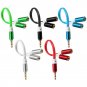 3.5mm 1 Male to 2 Female Earphone Stereo Audio Extension Y Splitter Cable Cord For iPhone Samsung