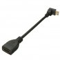 15cm 90 Degree Angle Mini HDMI Male To HDMI Female Cable Adapter Connector