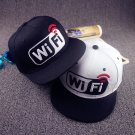 Unisex Women Men WIFI Embroidery Pattern Baseball Cap Adjustable Flat Snapback Hat