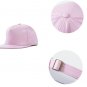 Unisex Women Men Artificial Leather PU Baseball Cap Adjustable Flat Snapback Hip Hop Hat