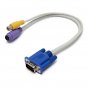 24CM VGA SVGA To S Video RCA Composite Converter Adapter Cable For TV PC Laptop