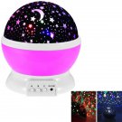 Cute Ball Shape Colorful Light Rotating Star Projection Lamp