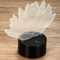 3D Optical illusion Lotus Flower USB 7 Colors Changing LED Desk Table Light Lamp