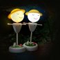 LED Vibration Sensor Scarecrow Night Light Flexible Twist Rechargeable USB Beside Table Light