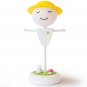 LED Vibration Sensor Scarecrow Night Light Flexible Twist Rechargeable USB Beside Table Light