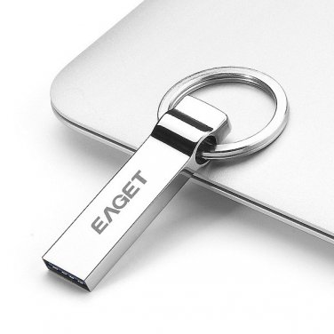 EAGET U90 Flash Drive USB 3.0 Full Metal Pen Drive USB Stick Encryption Waterproof 64G