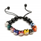 Handmade Cute Colorful Ceramic Cat Beads Bracelet Jewelry