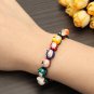 Handmade Cute Colorful Ceramic Cat Beads Bracelet Jewelry