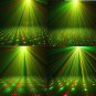 Mini R&G Auto/Voice Control LED Laser Stage Light Projector With Remote For Xmas Party KTV Disco