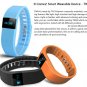 TW64 Bluetooth Smart Wristband Fitness Bracelet Watch Blue-gray
