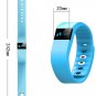 TW64 Bluetooth Smart Wristband Fitness Bracelet Watch Blue-gray