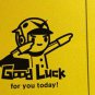 GOOD LUCK BOY Free Style BLACK Color Wall Sticker Decal Set