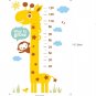 Giraffe & Monkey Cute Design HEIGHT MEASURE Design Room DIY Decal Wall Sticker Set