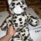 Build A Bear Sparkly Snow Leopard Plush