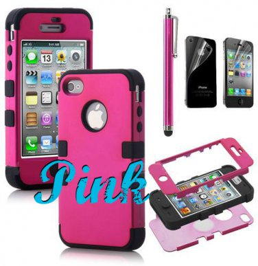 Pink iPhone Case w/ Accessories