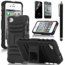 Black Rugged iPhone Case w/ Accessories