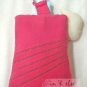 Coin Purse Phone Case Carabiner w/ Key Chain Keyring : Pink Lucky Cat & Music Note
