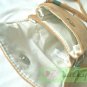 Phone iPhone Bag Case Shoulder Strap w Purse ANIMOB VELVET VELOUR / Light Brown