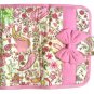 NaRaYa Thai Cotton Trifold Wallet Clutch Bag Purse Checkbook / Vintage Light Pink