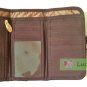NaRaYa Thai Cotton Trifold Wallet Clutch Bag Purse Checkbook / Vintage Brown